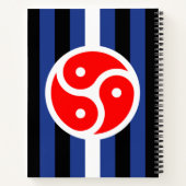 Carnet Drapeau de fierté de pratique du cuir (Dos)
