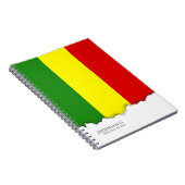 Carnet Drapeau de fierté de Rastafarian (Côté Droit)