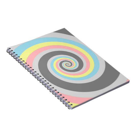 Carnet Drapeau de fierté Demiflux Spirale Abstraite Tripa (Côté Droit)