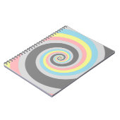 Carnet Drapeau de fierté Demiflux Spirale Abstraite Tripa (Côté gauche)