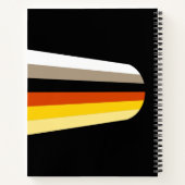 Carnet Drapeau de fierté des cheveux longs (Dos)