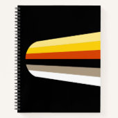 Carnet Drapeau de fierté des cheveux longs (Devant)