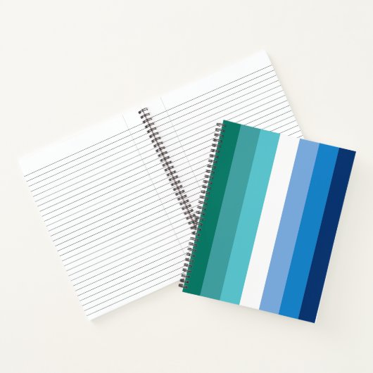 Carnet Drapeau de fierté gay masculin (Intérieur)