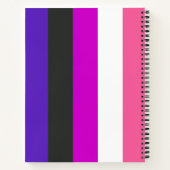 Carnet Drapeau de fierté genderfluid (Dos)