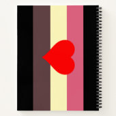 Carnet Drapeau de fierté grasse (Dos)