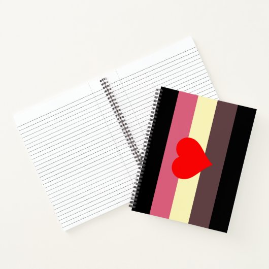 Carnet Drapeau de fierté grasse (Intérieur)