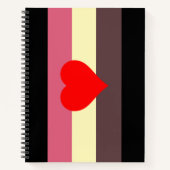 Carnet Drapeau de fierté grasse (Devant)