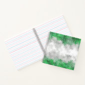 Carnet Drapeau de fierté grisromantique abstrait ondulé t (Intérieur)