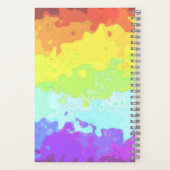 Carnet Drapeau de fierté Neurogenre Abstrait BoHo Psychéd (Verso)
