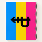 Carnet Drapeau de fierté pansexuelle (Dos)