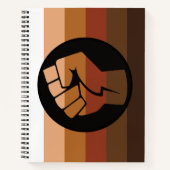 Carnet Drapeau de fierté POC (Devant)