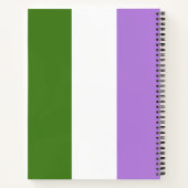 Carnet Drapeau de fierté queer (Dos)