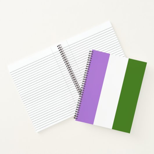 Carnet Drapeau de fierté queer (Intérieur)