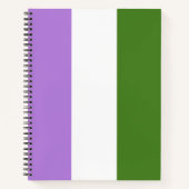 Carnet Drapeau de fierté queer (Devant)