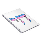 Carnet Drapeau de fierté trans Chai (Côté Droit)