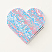 Carnet Drapeau de fierté trans Trippsy Boho Groovy Bandes (Dos)