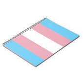 Carnet Drapeau de fierté transgenre de SlipperyJoe divers (Côté gauche)