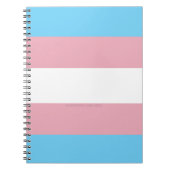 Carnet Drapeau de fierté transgenre de SlipperyJoe divers (Devant)