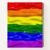 Carnet Drapeau de fierté vernis liquide SlipperyJoe's rou (Dos)