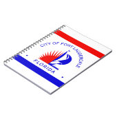 Carnet Drapeau de Fort Lauderdale, Floride (Côté gauche)