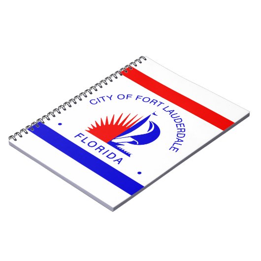 Carnet Drapeau de Fort Lauderdale, Floride (Côté gauche)