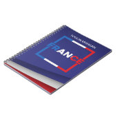 Carnet Drapeau de France personnalisé (Côté gauche)