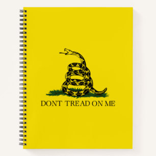Carnet Drapeau de Gadsden (Ne Marche Pas sur Moi) (Serpen