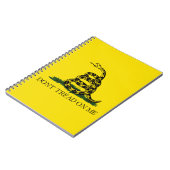 Carnet Drapeau de gadsden (Ne pas me filer) (Drapeau de s (Côté gauche)