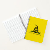 Carnet Drapeau de Gadsden (Ne pas me rouler dessus) (serp (Intérieur)