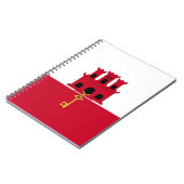 Carnet Drapeau de Gibraltar (Côté gauche)