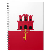 Carnet Drapeau de Gibraltar (Devant)