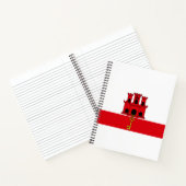 Carnet Drapeau de Gibraltar (Intérieur)