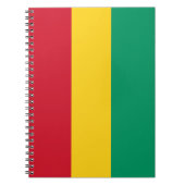 Carnet Drapeau de Guinée (Devant)