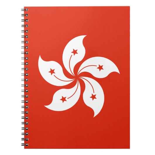 Carnet Drapeau de Hong Kong (Devant)