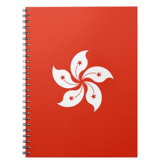 Carnet Drapeau de Hong Kong (Devant)
