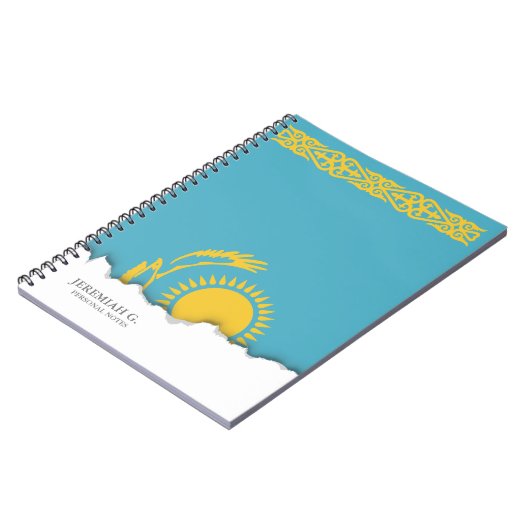 Carnet Drapeau de Kazakhstan (Côté gauche)