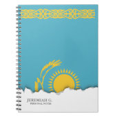 Carnet Drapeau de Kazakhstan (Devant)