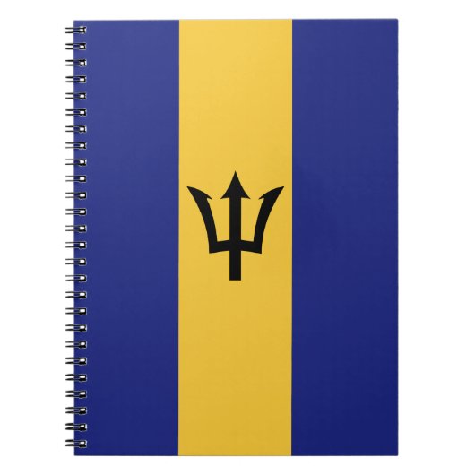 Carnet Drapeau de la Barbade (Devant)