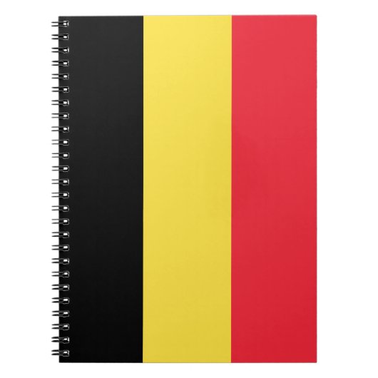 Carnet Drapeau de la Belgique (Devant)
