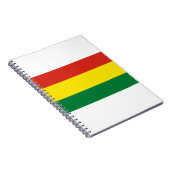 Carnet Drapeau de la Bolivie (Côté Droit)