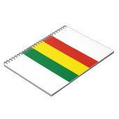 Carnet Drapeau de la Bolivie (Côté gauche)