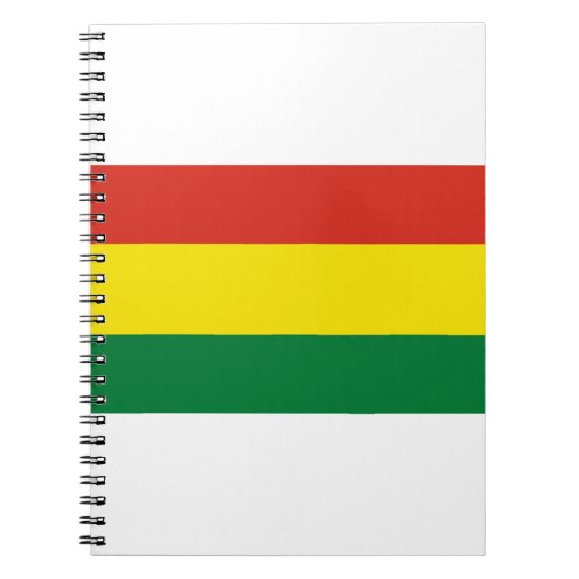 Carnet Drapeau de la Bolivie (Devant)