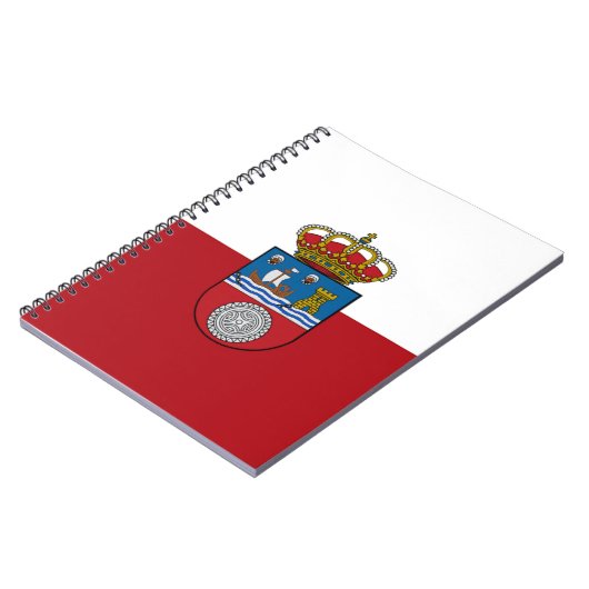Carnet Drapeau de la Cantabrie (Espagne) (Côté gauche)