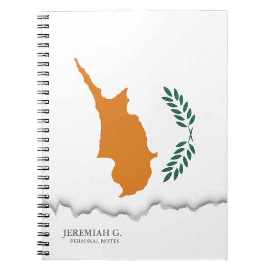 Carnet Drapeau de la Chypre (Devant)