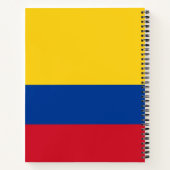 Carnet Drapeau de la Colombie (Dos)