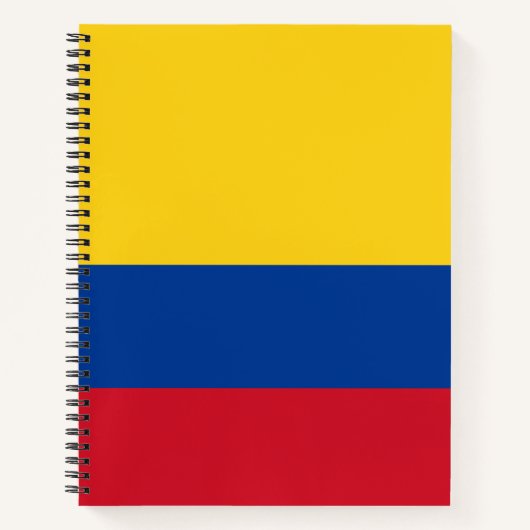 Carnet Drapeau de la Colombie (Devant)