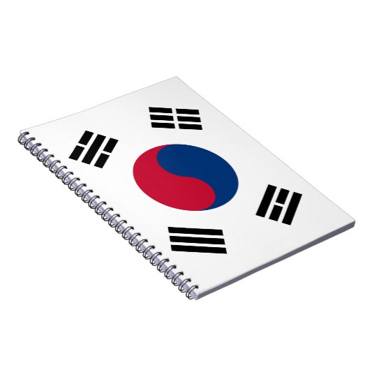 Carnet Drapeau de la Corée du Sud (Côté Droit)
