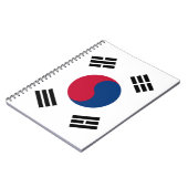 Carnet Drapeau de la Corée du Sud (Côté gauche)