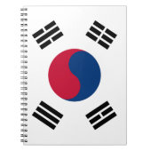 Carnet Drapeau de la Corée du Sud (Devant)