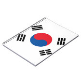 Carnet Drapeau de la Corée du Sud (Côté gauche)